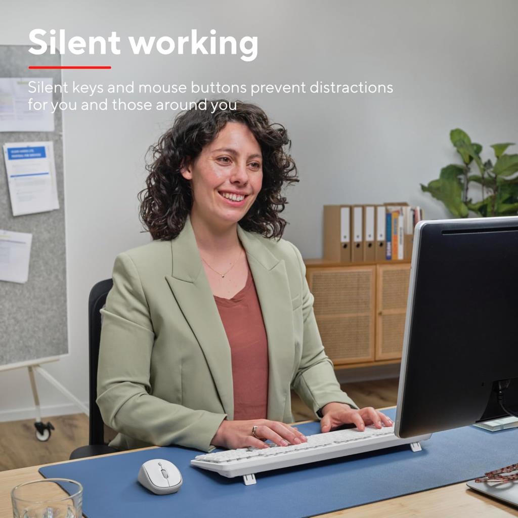 TRUST ODY II SILENT WIRELESS MOUSE & KEYBOARD SET