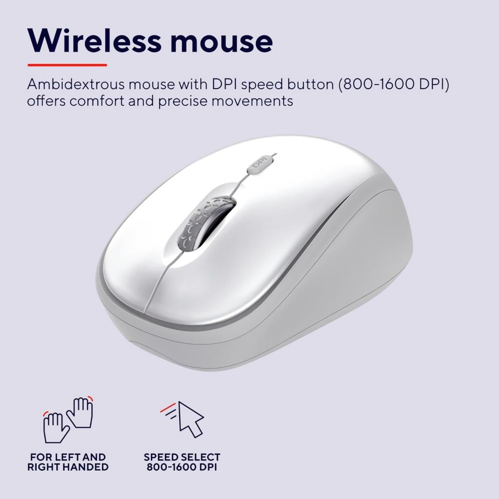 TRUST ODY II SILENT WIRELESS MOUSE & KEYBOARD SET