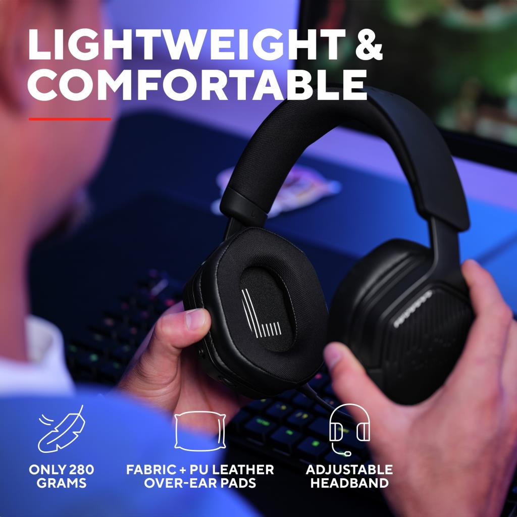 TRUST CARUS WIRELESS HEADSET BLACK