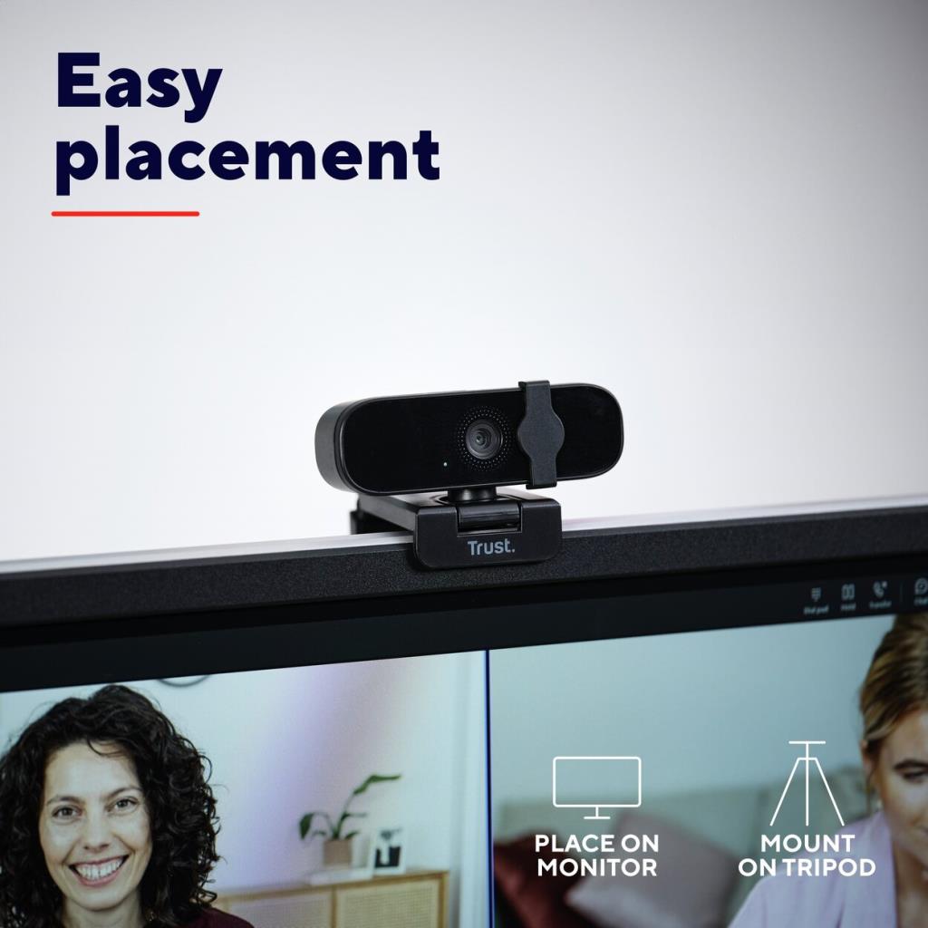 TRUST 1080p FULL HD WEBCAM & MIC