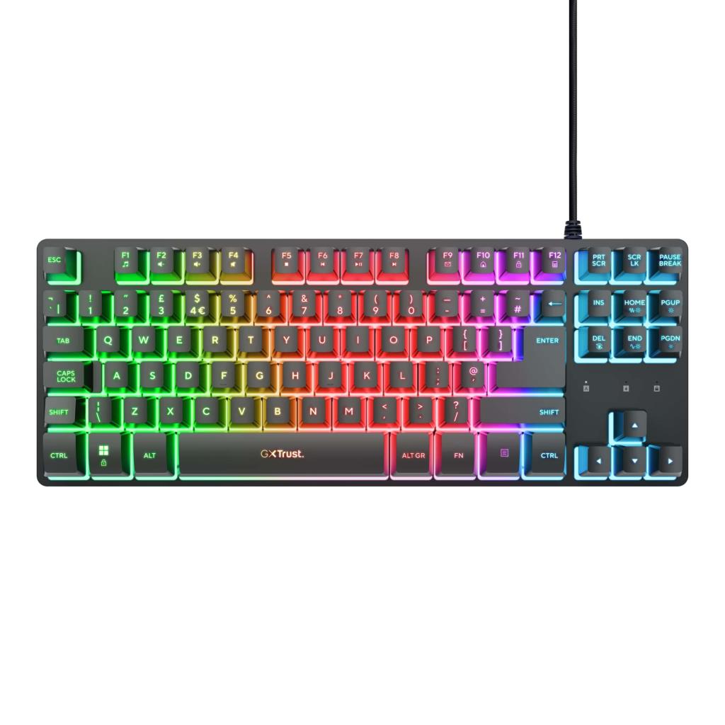 TRUST GXT 833 THADO V2 TKL UK ILLUMINATING KEYBOARD BK