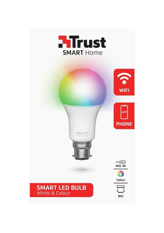 SMART WIFI B22 GLS BULB RGB & WH