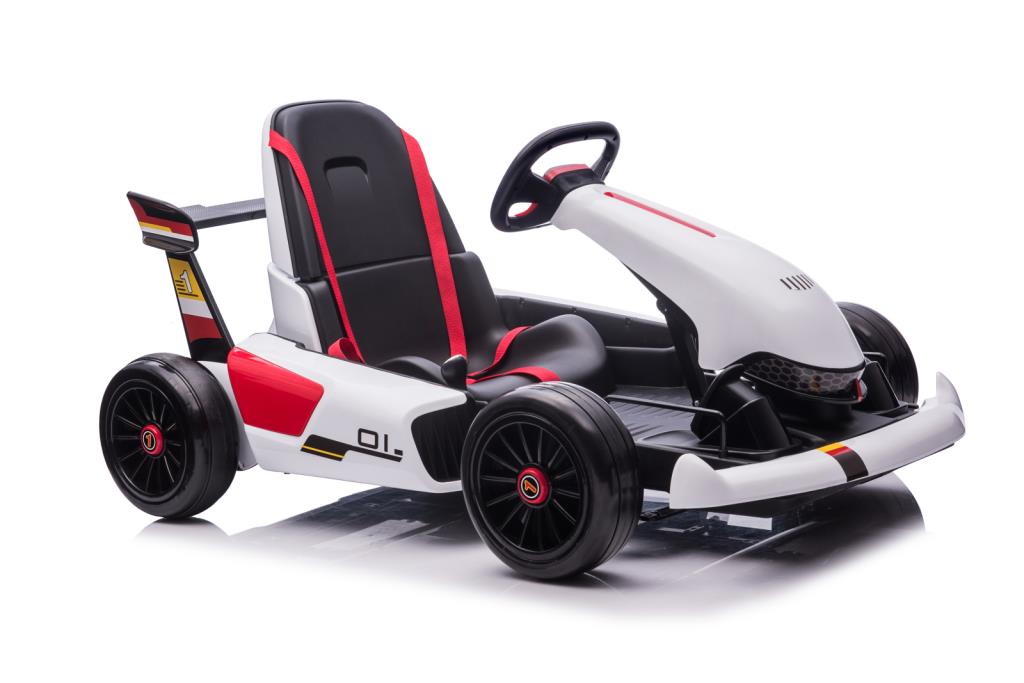 24V ELECTRIC DRIFT GO-KART WHITE