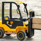 KIDS 12V ELECTRIC FORKLIFT RIDE-ON YELLOW