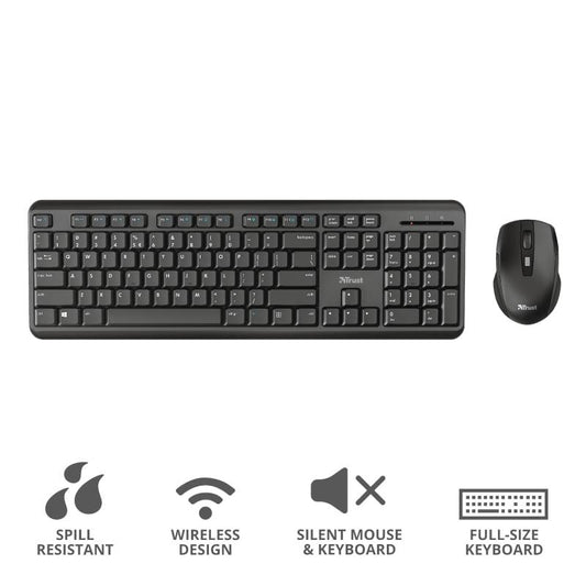 TRUST WIRELESS KEYBOARD & MOUSE SET