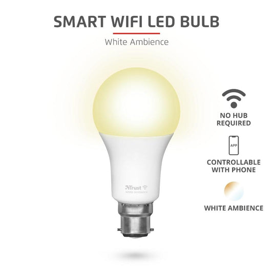 SMART WIFI B22 GLS BULB WARM WH