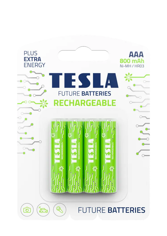 AAA GREEN+ RECHARGEABLE(HR03 / BLISTER FOIL 4 PCS)