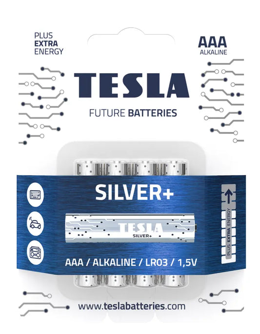 AAA SILVER+ (LR03 / BLISTER FOIL 4 PCS)