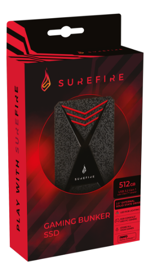 Verbatim SUREFIRE GX3 Gaming SSD 512GB