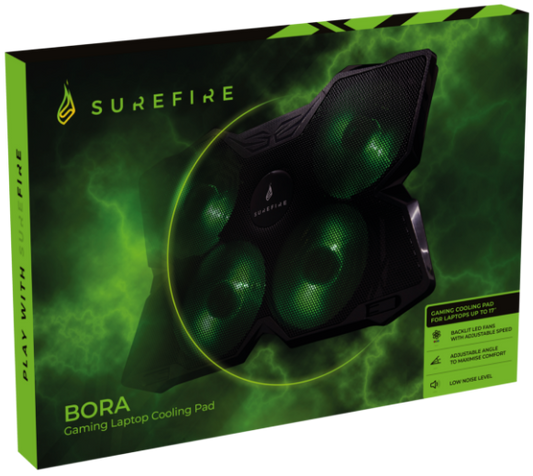 Verbatim SureFire Bora Gaming Cooling Pad Green