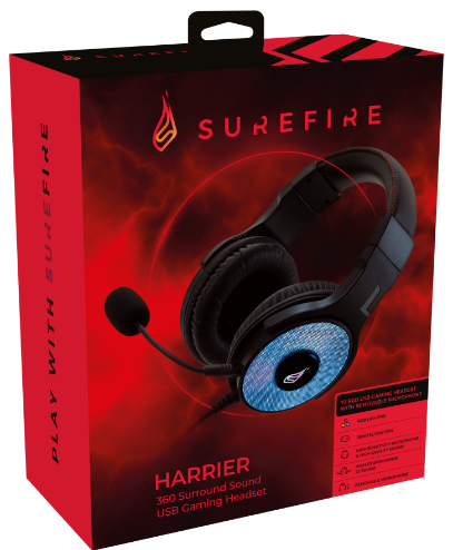 Verbatim SureFire Harrier USB Gaming Headset